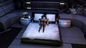 Sexy Brunette Chick Rides Blindfolded Man Intensely