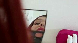 Watch this glamorous tight girl take it hard in her narrow cunt and little anus!