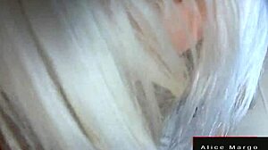 anal creampie flows from beauty blonde hole after big cock session