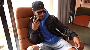 artist hires busty redhead models for lesbian music video casting