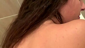 I Intensely Fucked My 19-Year-Old Girlfriend Katty West in the Bathroom After Our Walk.