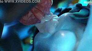 vex gets wild with nilus in this spanish sub hentai