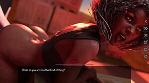 Alex is fingering Latisha's ass in this 3D Indian game