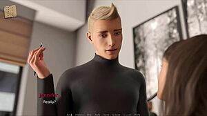 Jennifer is inside doing 69 position