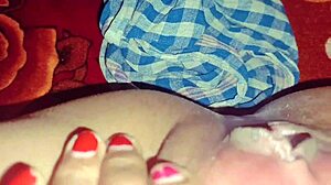 Newly married hot Indian desi village bhabi bangs hard with step-son