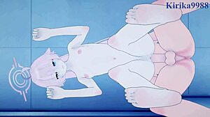 Takanashi hoshino armed and utazumi sakurako idol intense sex in blue archive hentai 3d cartoon