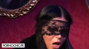 Jade Laroche blindfolded and pounded hard in lingerie