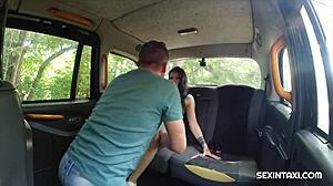 I watch them lick each other in the taxi.