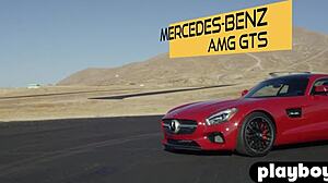 alexandra tyler poses outdoor, exposing her perfect brunette boobs