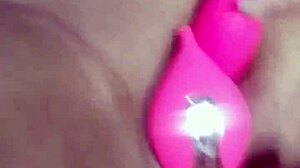 Can you handle this massive squirt with remote vibrator and dildo?