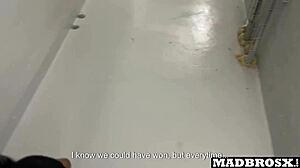 Barcelona fan gets drilled by PSG supporters in stadium corridors