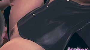 One Punch Man hentai 3D features Fubuki in Japanese manga anime porn