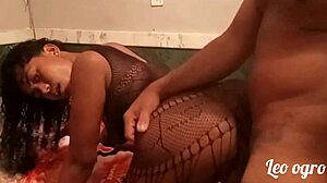 Damn! It all started in the kitchen with Myllena Rios getting wild!