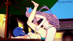 Watch Tsubasa and Maria in Intense Futanari Sex!