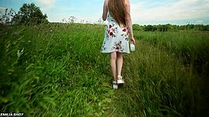 sexy parody close-up in panties and lingerie