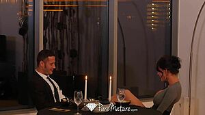 puremature - hot milf peta jensen enjoys steamy dinner fuck