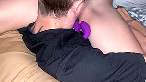 Hot shy girl bent over in doggystyle, played with toys for two hours, denied orgasm just before cumming