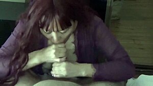 Misty Summers sucks monster cocks boldly.