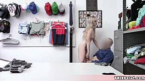 Cute Lilly Bell Caught Shoplifting And Punished Hard