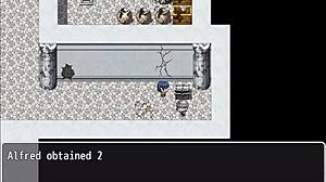 ciella and luciella feeling intense emotions under the counter in hentai