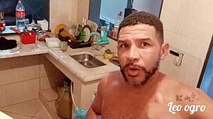 Damn! It all started in the kitchen with Myllena Rios getting wild!