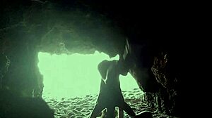 Hidden in the cave at the beach?