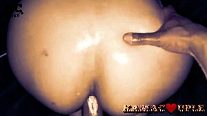 Desi Couple's Midnight Anal Fuck Close-Up.