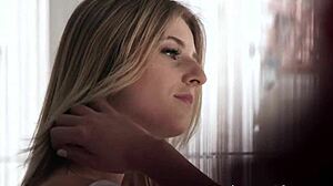 Alluring European girlfriend fucked in missionary and cowgirl positions