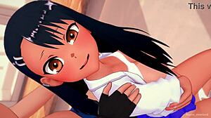 Nagatoro Wears Old Uniform to Play with Big Cock in Uncensored Adult Anime