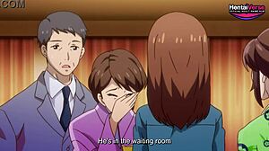 Animated hentai with a focus on busty women and netorare themes