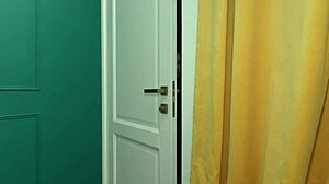 Horny Household Part 1: Step-Sisters Explore Cunilingus Inspired by Step-Parents Fucking Nearby