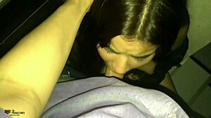 Latina Stepsister Mafer Performs Deepthroat Blowjob And Receives Creampie In Homemade Scene