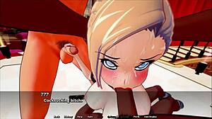 town adventures part four with group games, toys, and bondage elements.