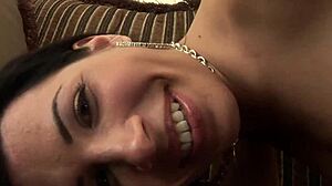 Petite Latina Rebecca Lineras gets her ass fucked hard
