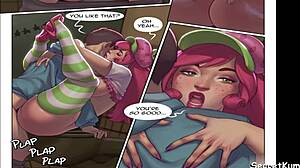 strawberry short cake's dirty secret on tinder, an anal thot parody full of emotion