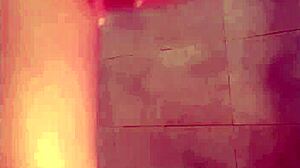 Pakistani girl intensely squirts while fingering herself.