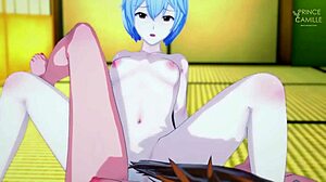 Asuka and rei synchronize their tight juicy pussies