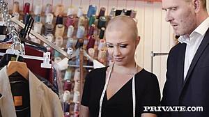 bald beauty gabi gold mounts thick dick shopper