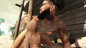 Intense Gay Sex Action Unfolds