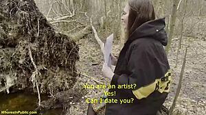 Amateur gay sex in the woods with rough anal and facial finish