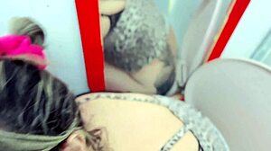 Emo Girl Calls Me Into Restaurant Bathroom For Public Licking And Monster Cock Fucking