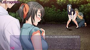 Suggestive Hentai: Couple's Outdoor Creampie Adventure