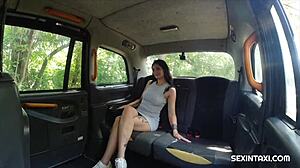 I watch them lick each other in the taxi.