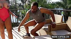 don prince bangs maxine x's boobs in wild anal session