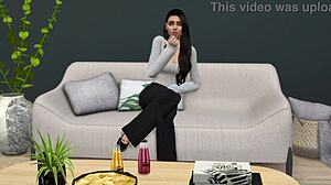 Ever wondered how Mila Kunis rides Elvis Presley in wild simporn?