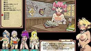 let's play this hentai game with four bitches exploring dungeons together