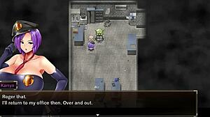 Karryn's Prison Hentai Game Ep 12: Rough Threesome With Slime Monster And Thug