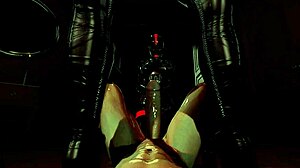 Mistress says, ride my futa cock in cowgirl anal