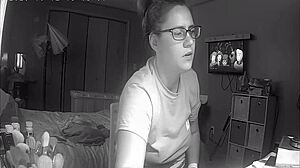 Slutty Teen 18+ Skips Homework To Masturbate To Porn Hidden Cam With Screaming Fingering Kinky Spying Caught Horny.