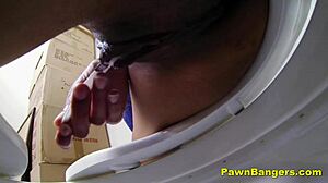 Watch the nurse stuff her panties?